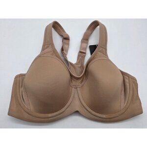 Syrokan Bra Womens Size 34D Nude Beige Sports Bra Underwire Padded A233